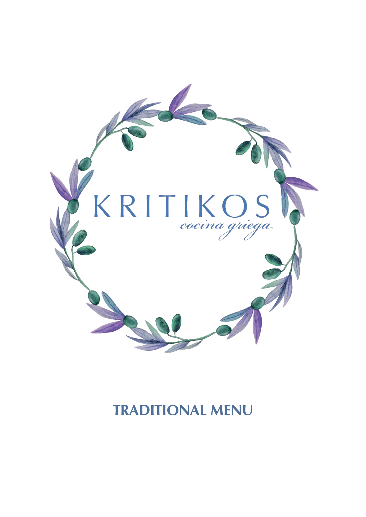 Gropus Menu Kritikos Greek Restaurant Madrid